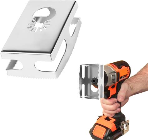 electrical box hole cutter|oscillating outlet cutter.